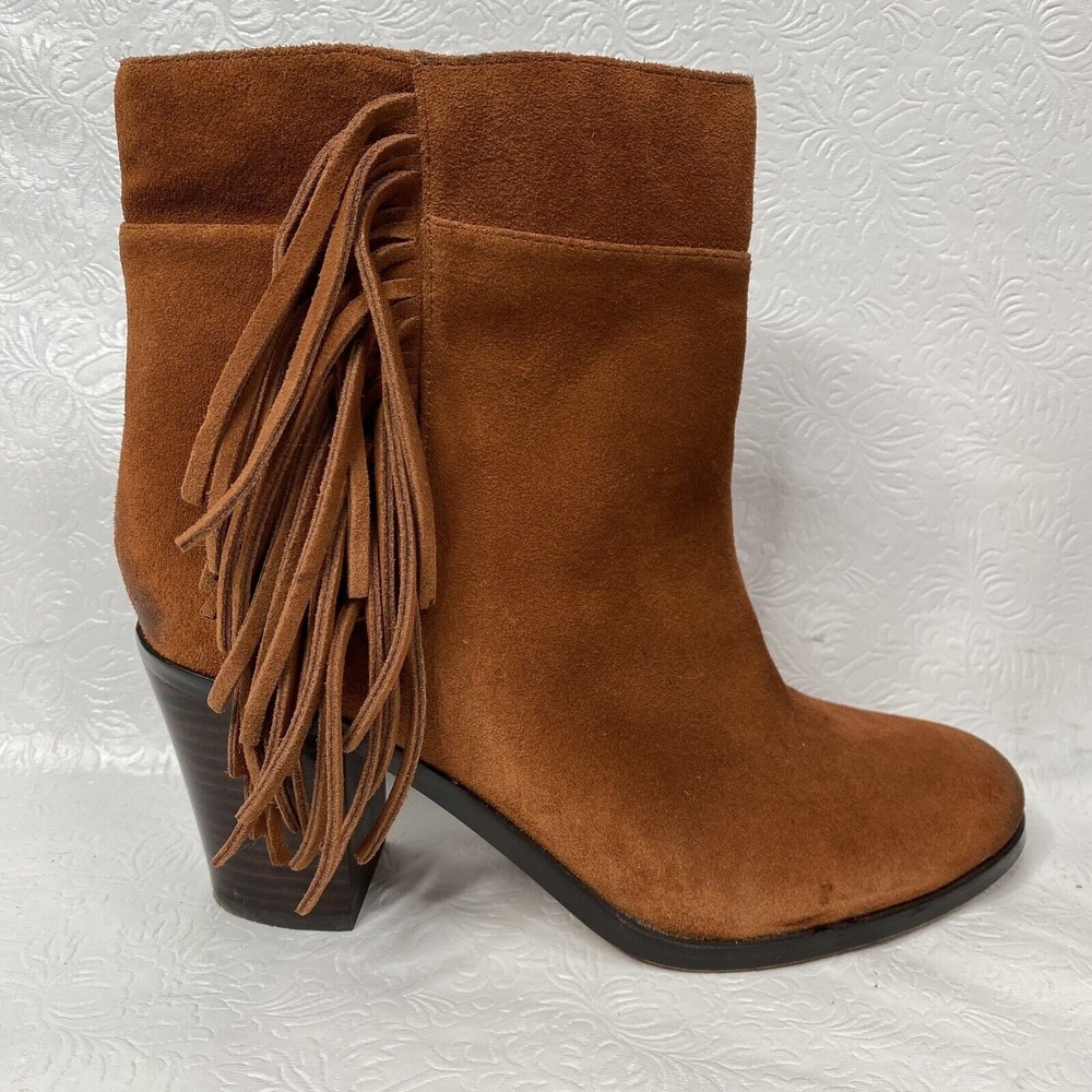 Kenneth Cole Womens Sz 10M Alana Brown Ankle Boots